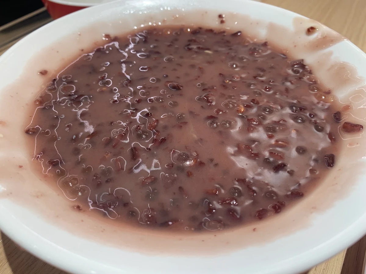 Purple Rice Congee with Cocunut Milk F06 椰香紫米粥
